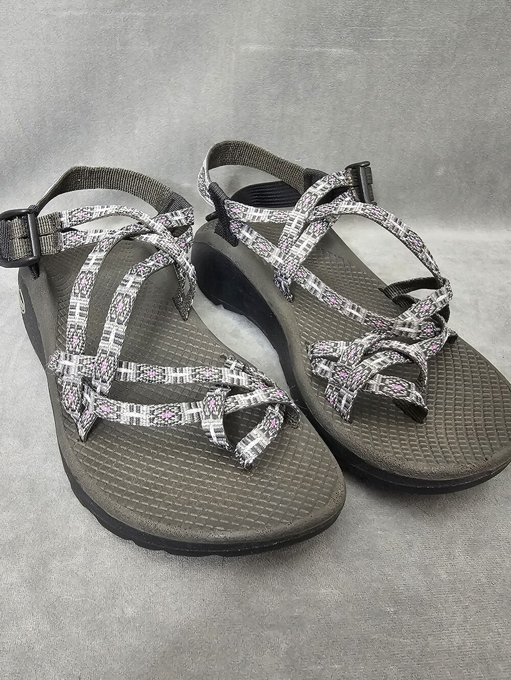 Chaco Gray and Purple X2 Performance Sandals Size 8 S1-23